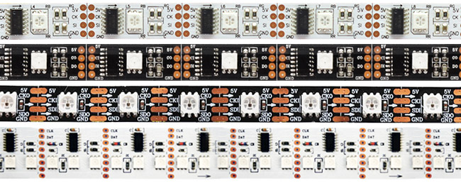 WS2801 IC Programmable LED Strips